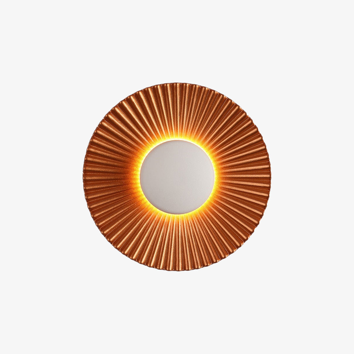 Sunburst Wall Lamp – Metallic Sun Design Sconce