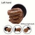 Hand Wall Lamp – Industrial Resin E26 Sconce