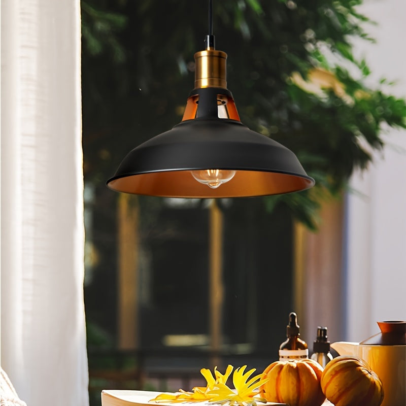 Metal Pendant Light – Industrial Retro Loft Hanging Lamp