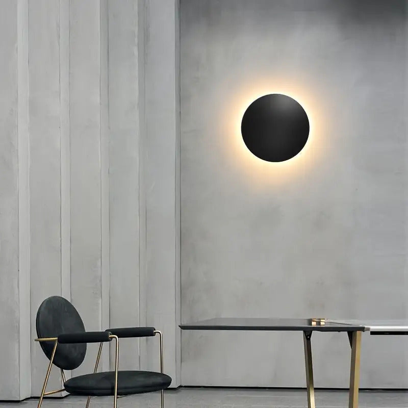 Round LED Wall Light – Nordic Minimalist Sconce