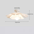 Petal Ceiling Light – Floral Semi-Flush Mount Fixture