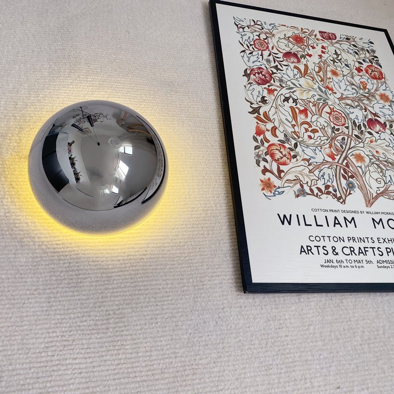Eclipse Wall Lamp – Gold Finish Bauhaus Sconce