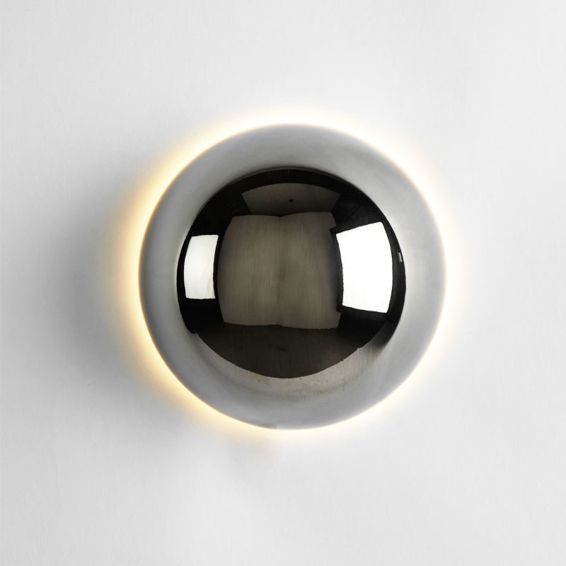 Eclipse Wall Lamp – Gold Finish Bauhaus Sconce