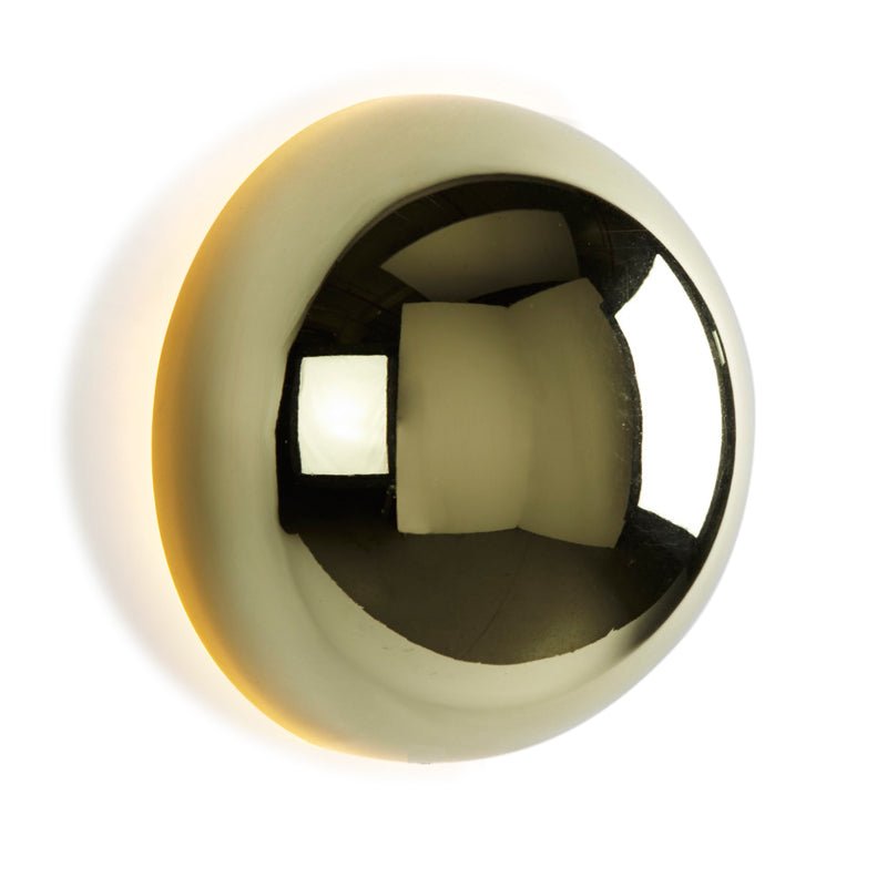 Eclipse Wall Lamp – Gold Finish Bauhaus Sconce