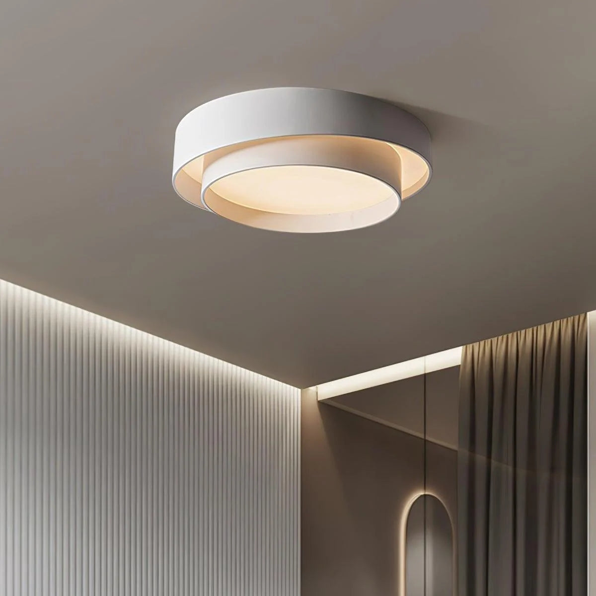 Round LED Ceiling Light – Nordic Minimalist Fixture