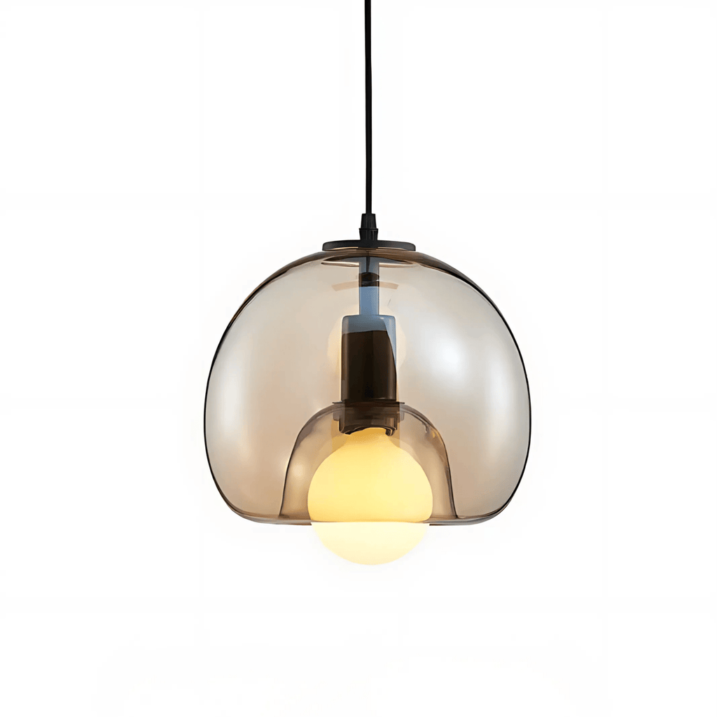 Handblown Glass Pendant Light – Modern Hanging Lamp
