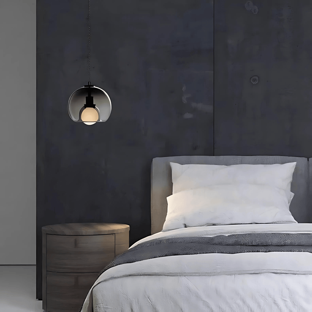 Handblown Glass Pendant Light – Modern Hanging Lamp