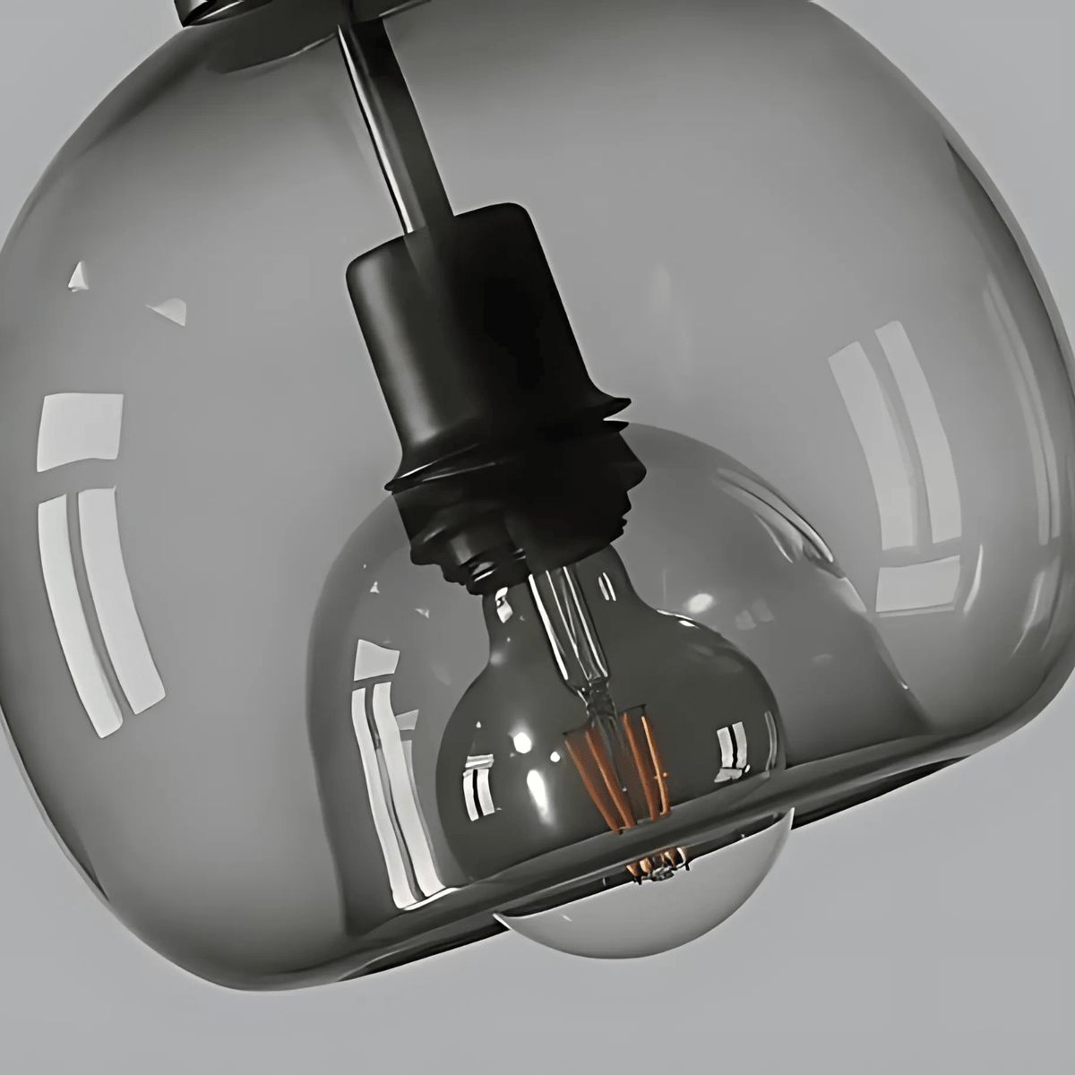 Handblown Glass Pendant Light – Modern Hanging Lamp
