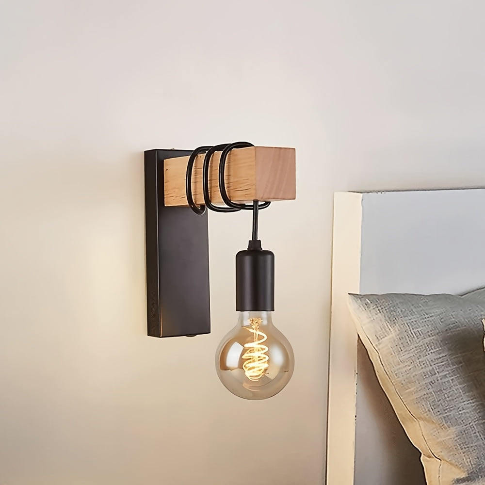 Industrial Wall Sconce – E27 Metal Finish