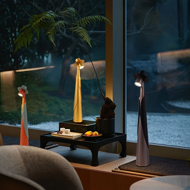 Hat Desk Lamp – Rechargeable Touch LED Light