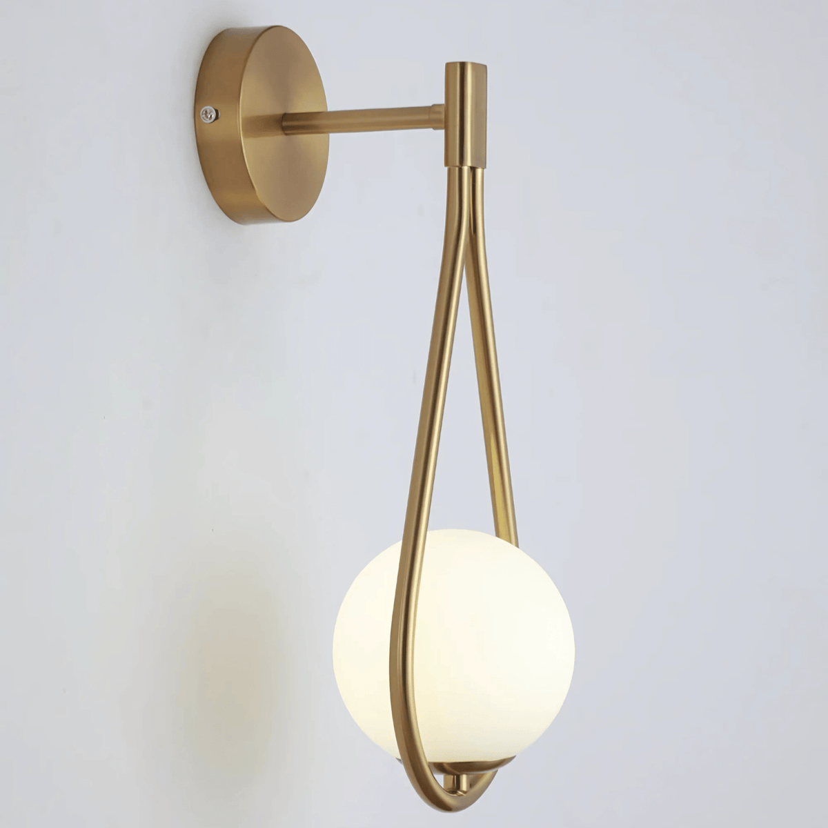 Teardrop Wall Light – Modern Glass Sconce
