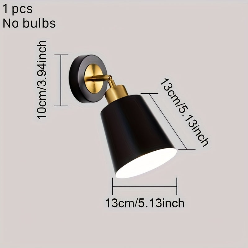 Metal Wall Sconce – Adjustable Bedroom Reading Lamp