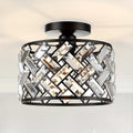 Crystal Ceiling Light – Semi-Flush Mount Fixture