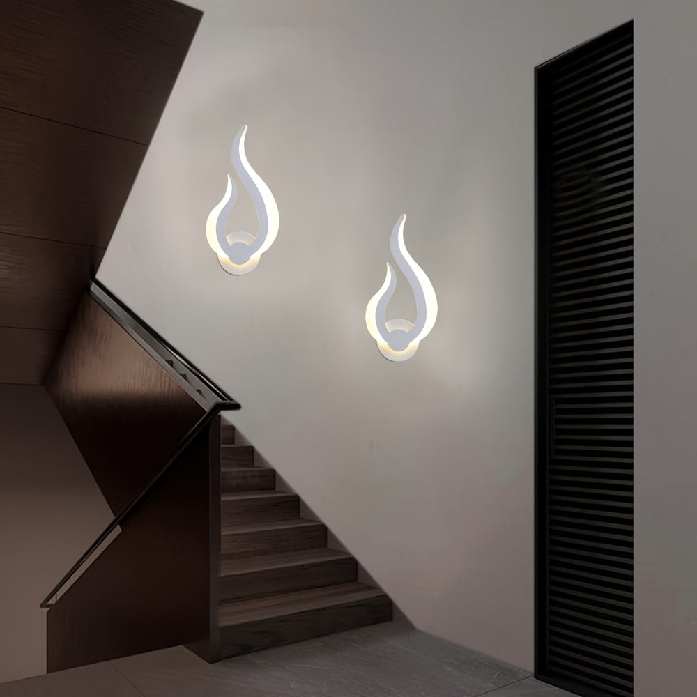 Flame LED Wall Light – 10W Warm White Sconce