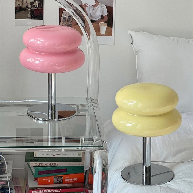 Glass Table Lamp – Italian Retro Accent Light
