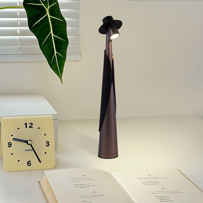Hat Desk Lamp – Rechargeable Touch LED Light