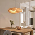 Rattan Pendant Lampshade – Handwoven Bohemian Shade