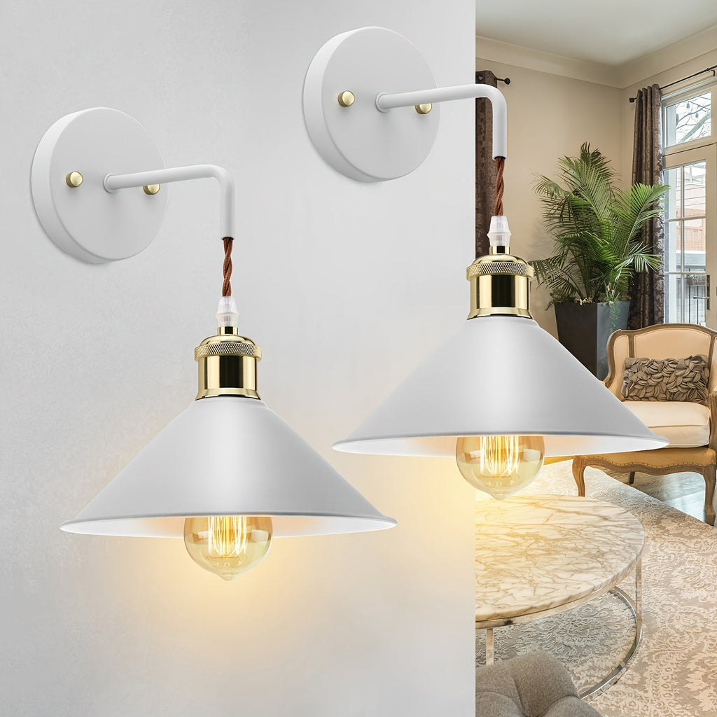Metal Wall Sconce – Industrial Oil-Rubbed Fixture