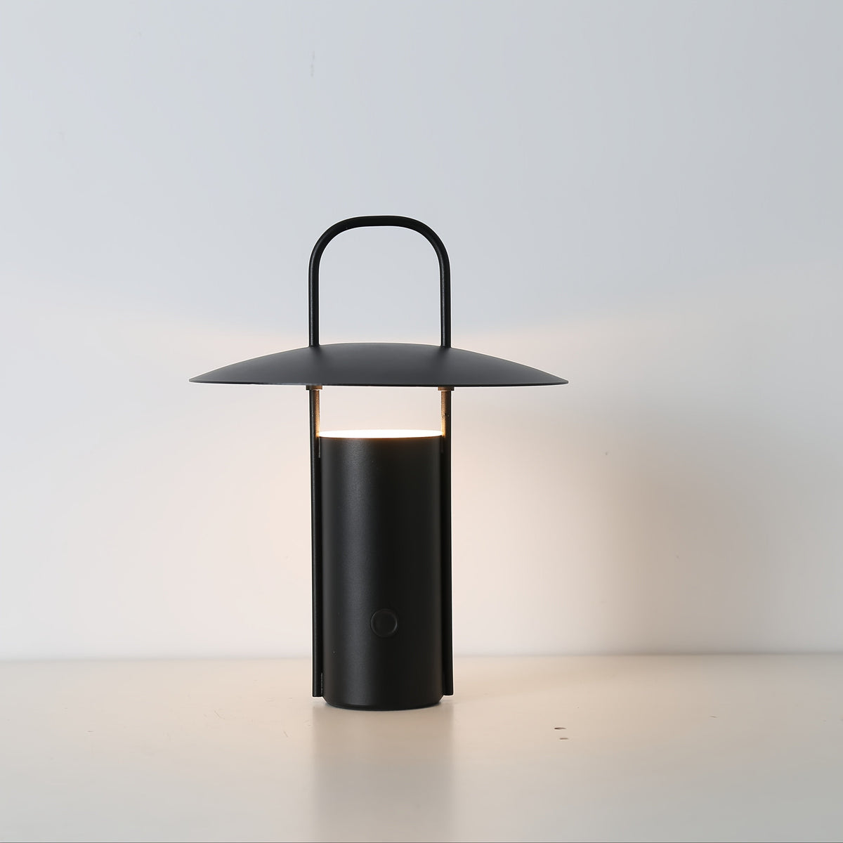 Touch Table Lamp – USB Rechargeable Metal Light