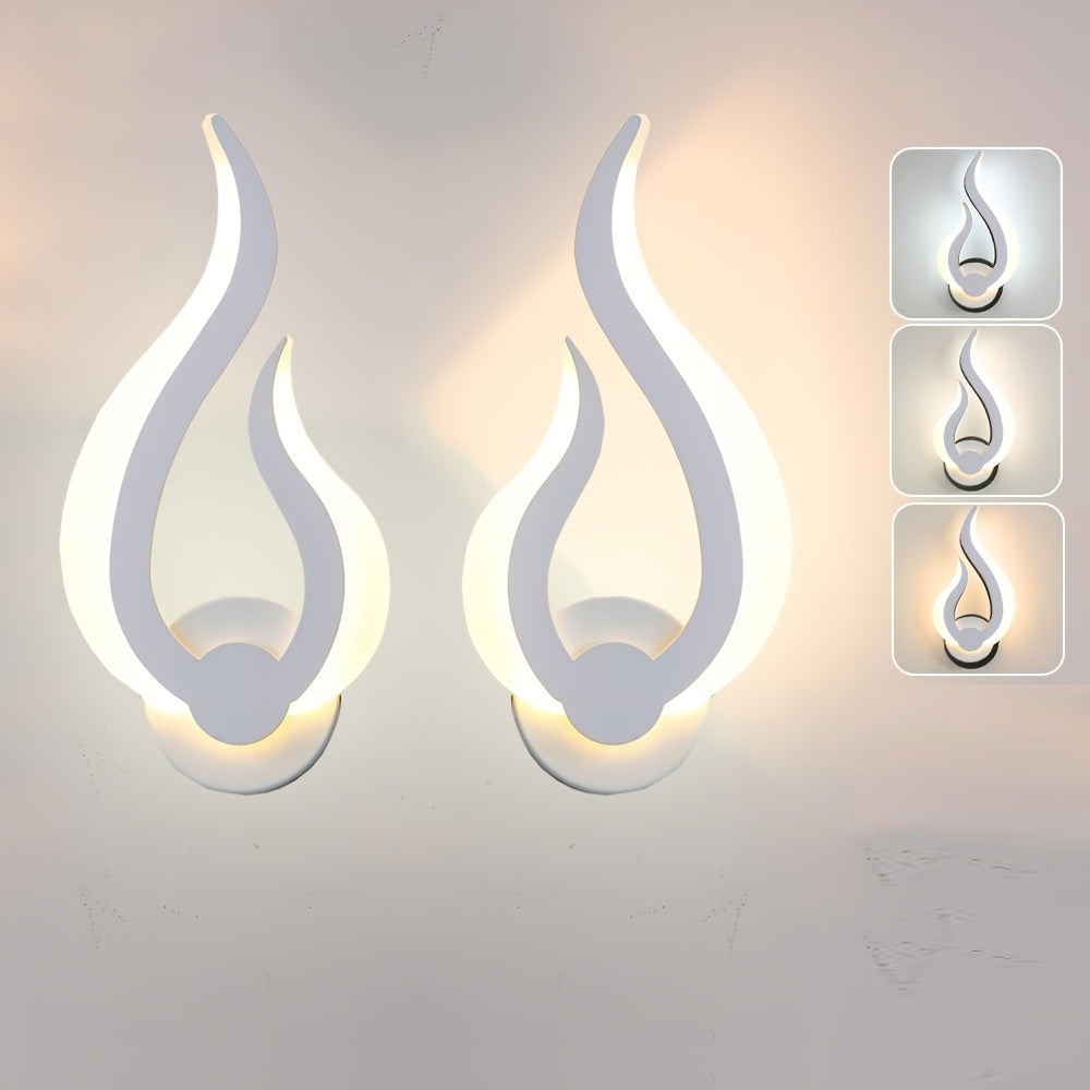 Flame LED Wall Light – 10W Warm White Sconce