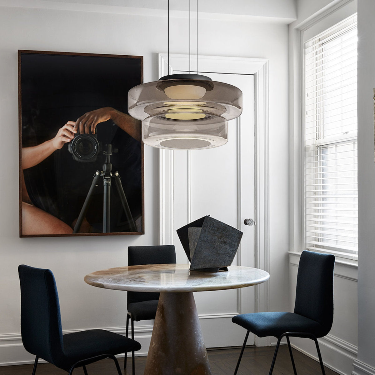 Glass Pendant Lamp – Bauhaus Hanging Light