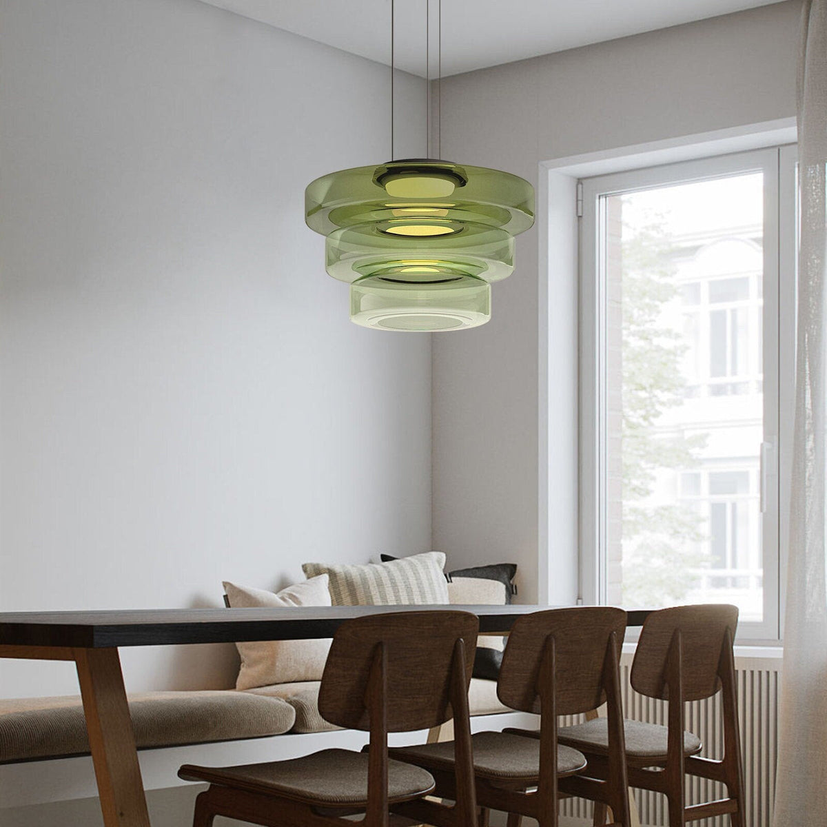Glass Pendant Lamp – Bauhaus Hanging Light