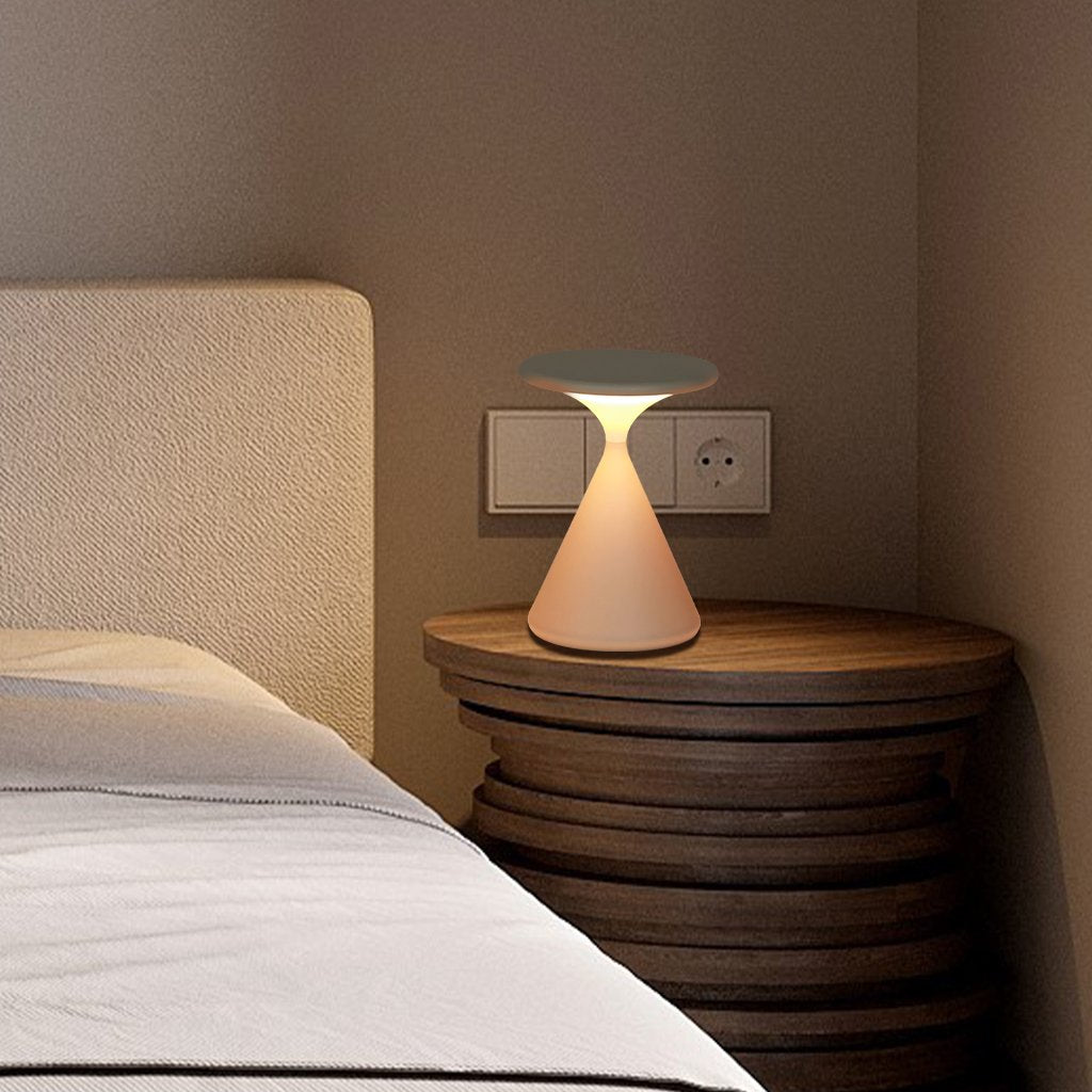 Wireless Table Lamp – Hourglass Rechargeable LED