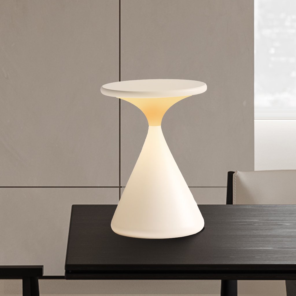 Wireless Table Lamp – Hourglass Rechargeable LED
