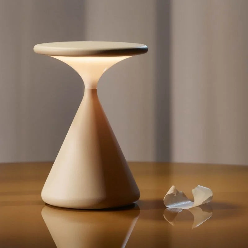 Wireless Table Lamp – Hourglass Rechargeable LED