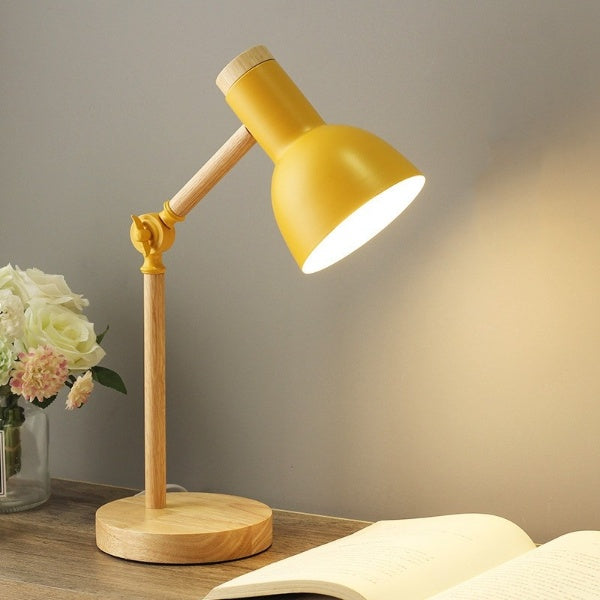 Wooden LED Desk Lamp – Scandinavian Reading Light