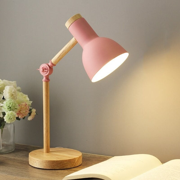 Wooden LED Desk Lamp – Scandinavian Reading Light