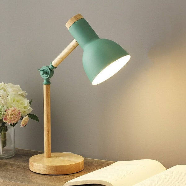 Wooden LED Desk Lamp – Scandinavian Reading Light