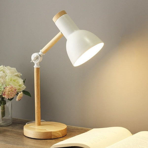 Wooden LED Desk Lamp – Scandinavian Reading Light