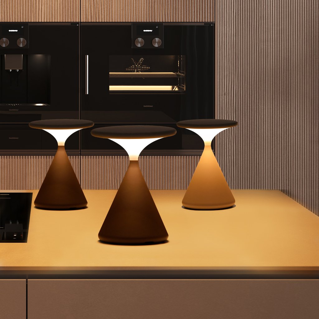 Wireless Table Lamp – Hourglass Rechargeable LED