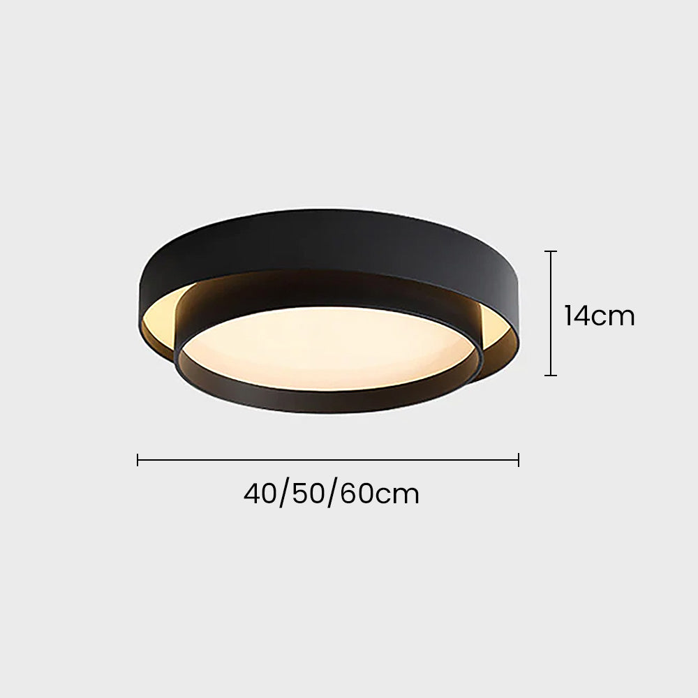 Round LED Ceiling Light – Nordic Minimalist Fixture