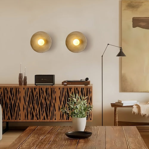 Wood Wall Sconce – Handcrafted Rustic LED Light