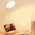 LED Desk Lamp – USB Charging Swan-Neck Reading Light