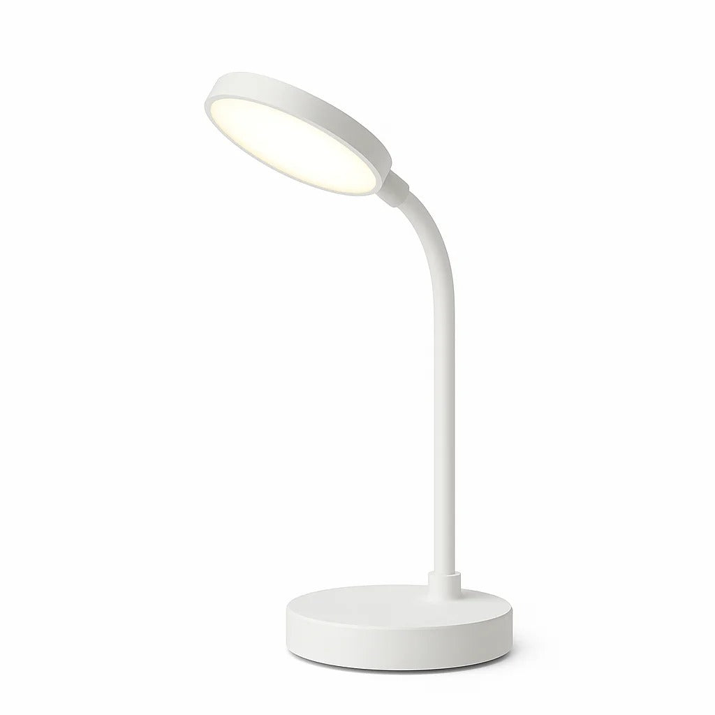 LED Desk Lamp – USB Charging Swan-Neck Reading Light