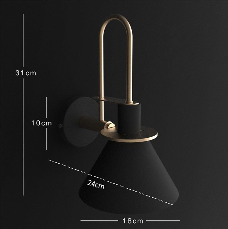 Metal Wall Lamp – Postmodern Minimalist Sconce
