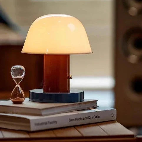 Mushroom Table Lamp – Rechargeable LED Bedside Light
