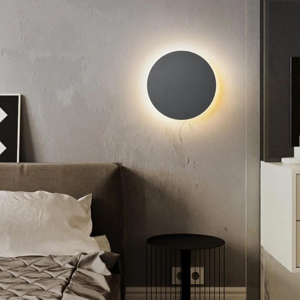 Round LED Wall Light – Nordic Minimalist Sconce