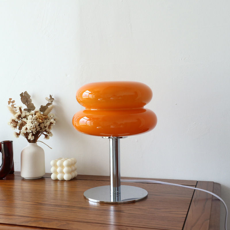 Glass Table Lamp – Italian Retro Accent Light