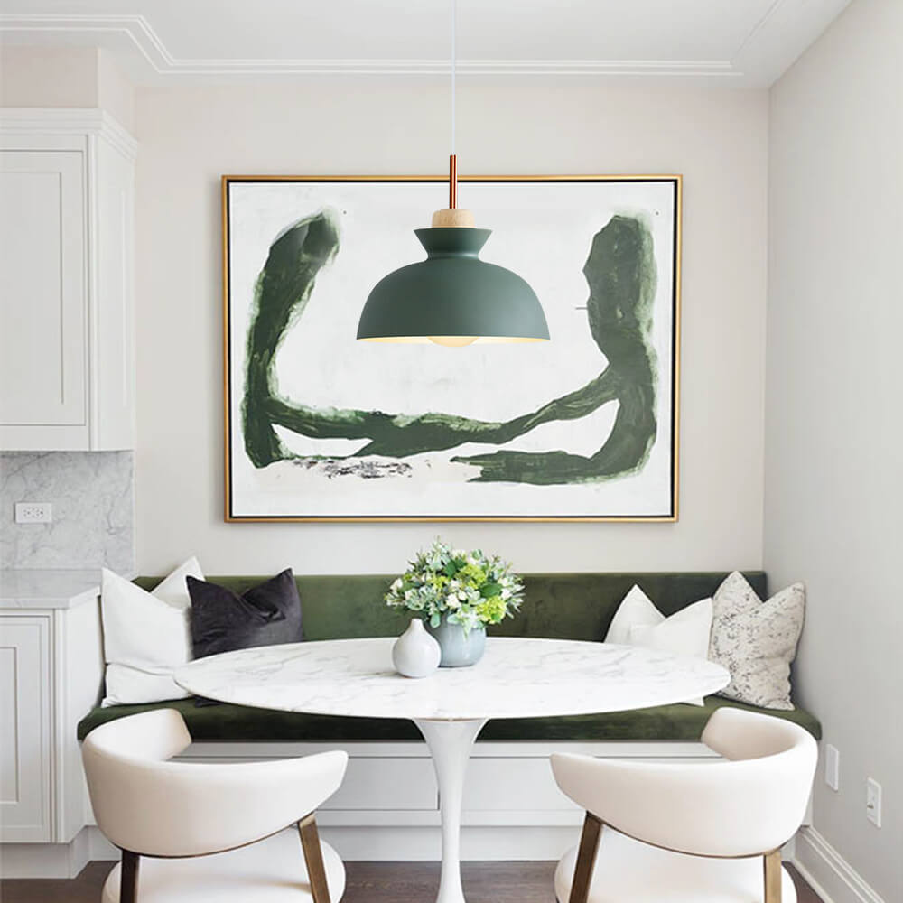Dome Pendant Light – Scandinavian Metal Hanging Lamp