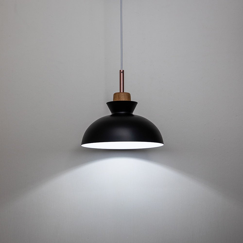 Dome Pendant Light – Scandinavian Metal Hanging Lamp