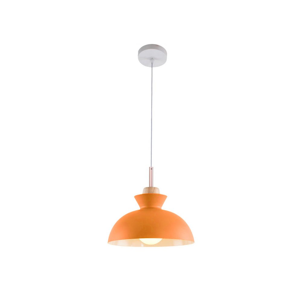 Dome Pendant Light – Scandinavian Metal Hanging Lamp