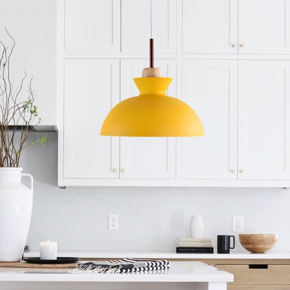 Dome Pendant Light – Scandinavian Metal Hanging Lamp
