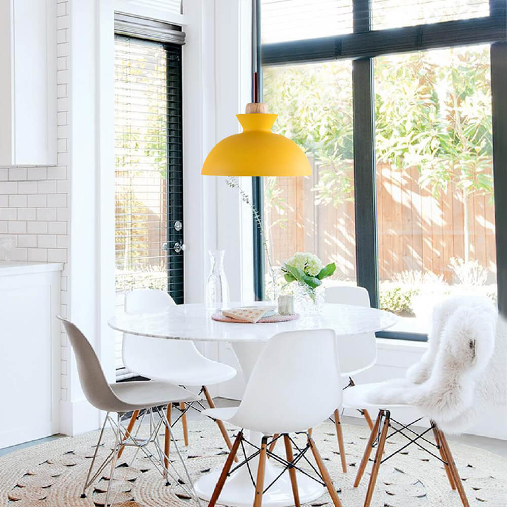 Dome Pendant Light – Scandinavian Metal Hanging Lamp