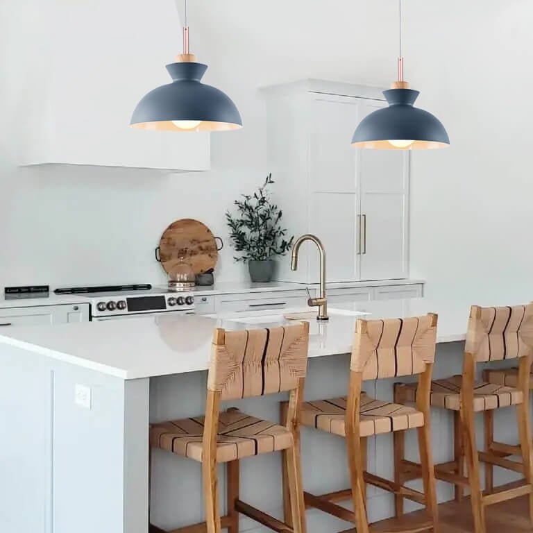 Dome Pendant Light – Scandinavian Metal Hanging Lamp