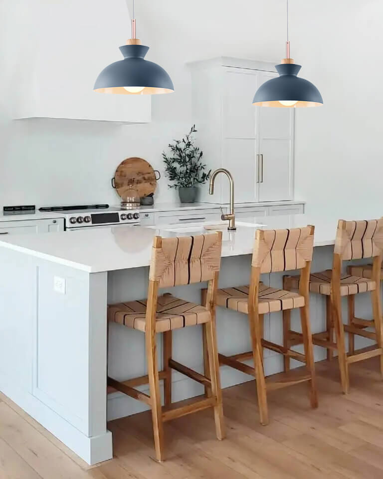 Dome Pendant Light – Scandinavian Metal Hanging Lamp